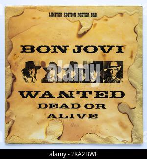 Bon Jovi - Wanted Dead Or Alive - Classic vintage vinyl album Stock ...