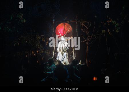 Copenhagen, Denmark. 26th, October 2022. The International alternative folk band Heilung performs a live concert at Forum Black Box at Frederiksberg, Copenhagen. (Photo credit: Gonzales Photo - Peter Troest). Stock Photo