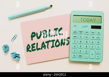 Conceptual caption Public Relations. Business showcase responsible for writing serverside web application logic Stock Photo