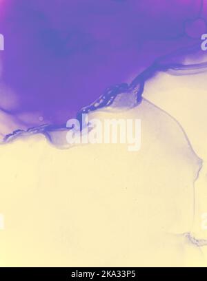 Wedding Invite Template. Pink Pastel Flow Water. Stock Photo