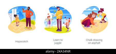 Learn to juggle isolated cartoon vector illustration Stock Vector Image ...