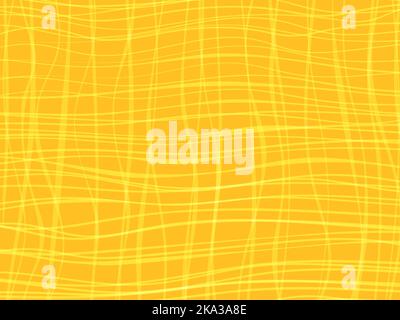 Empty blank bright vibrant mustard sunny yellow coloured horizontal grunge textured vector backgrounds Stock Vector