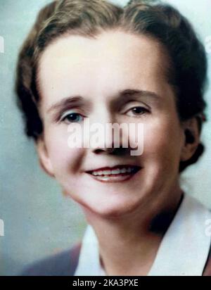 RACHEL CARSON (1907-1964) American marine biologist and conservationist in 1940 Stock Photo
