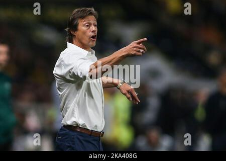 Athens, Greece. 30th Oct, 2022. AEK's coach Matias Almeyda during a soccer match between AEK FC and PAOK FC. Greek superleague soccer game between AEK FC and PAOK FC. (Credit Image: © Giannis Papanikos/ZUMA Press Wire) Stock Photo