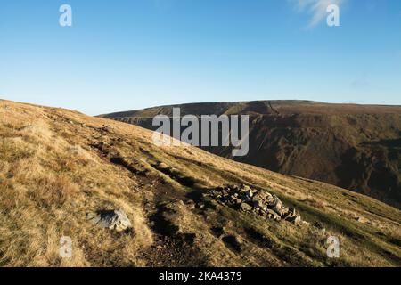 High Cup Gill valley from the Pennine Way track, Cumbria, UK Stock Photo