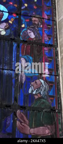 L'église Sainte-Marguerite est une église de culte catholique romain datant du XXVIIe siècle, située 36, rue Saint-Bernard dans le 11e arrondissement Stock Photo