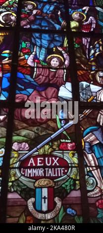 L'église Sainte-Marguerite est une église de culte catholique romain datant du XXVIIe siècle, située 36, rue Saint-Bernard dans le 11e arrondissement Stock Photo