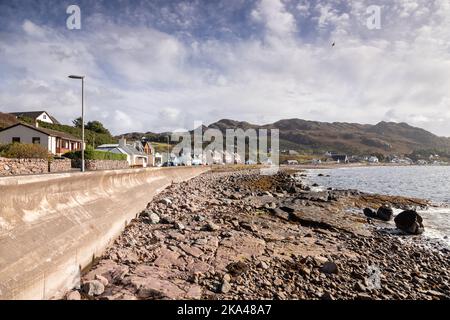Gairloch seafront, Wester Ross, Scotland Stock Photo