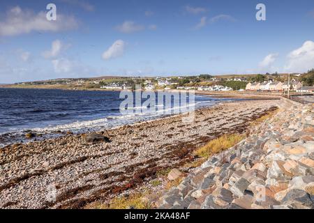 Gairloch seafront, Wester Ross, Scotland Stock Photo