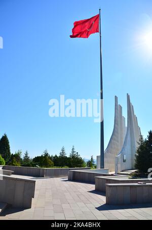 Sakarya Pitched Battle National Park - Polatli / TURKEY Stock Photo