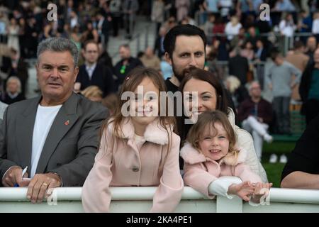 Ascot, Berkshire, UK. 29th October, 2022. Racegoers enjoying their day at Ascot Races. Credit: Maureen McLean/Alamy Stock Photo