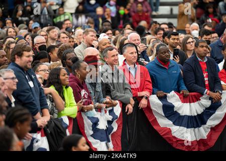 Get Out Stock People attend a Michigan Democrats Get Out the Vote Rally at Cass ...