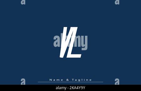 Alphabet letters Initials Monogram logo VL , LV Stock Vector