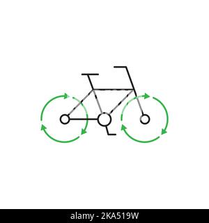 Electric Bike Concept Design. Vector Illustration. Stock Vector