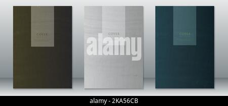 Creative minimalistic cover page design with watercolor modern style for business card, banner, template, book cover Stock Vector