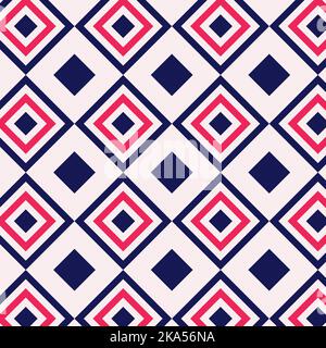 Geometry minimalistic seamless pattern with simple shape and figure. Stock Vector