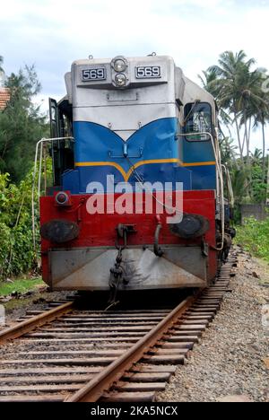 diesel train in Sri Lanka