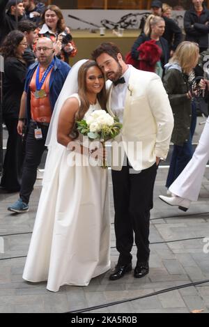 New York, United States. 31st Oct, 2022. Kristen Welker and Peter Alexander attend the Today TV Show Halloween Celebration in New York City. Credit: SOPA Images Limited/Alamy Live News Stock Photo