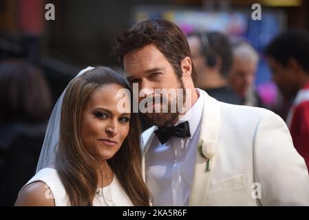 New York, United States. 31st Oct, 2022. Kristen Welker and Peter Alexander attend the Today TV Show Halloween Celebration in New York City. Credit: SOPA Images Limited/Alamy Live News Stock Photo