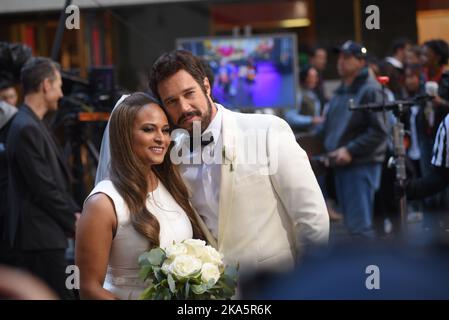 New York, United States. 31st Oct, 2022. Kristen Welker and Peter Alexander attend the Today TV Show Halloween Celebration in New York City. Credit: SOPA Images Limited/Alamy Live News Stock Photo