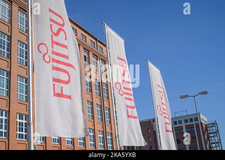 Fujitsu, Thelen Technopark, Wohlrabedamm, Siemensstadt, Spandau, Berlin, Deutschland Stock Photo