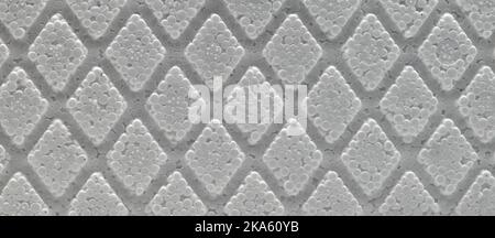 Polystyrene cells foam view as background Stock Photo