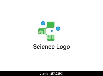 Logo technology molecule and electric science abstract vector. Stock Vector