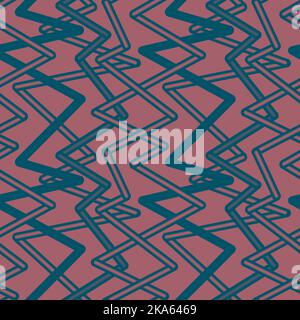 Randomly crossing colored lines located zigzag making pattern.Chaotic shorts lines seamless pattern,sticks modern repeatable motif.Good for print,text Stock Photo
