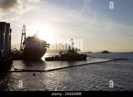 The cruise ship MS Nordlys, shown at the dock in Alesund, Norway. Two people have been reported as dead and another 16 injured after an explosion reportedly occurred in the engine room. Stock Photo