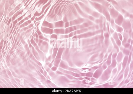 pink water wave, pure natural swirl pattern texture background, abstract photography Stock Photo