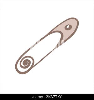 Pin. Sewing and fashion designer tools. Vector illustration Stock Vector