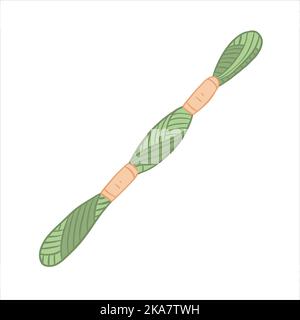 Color vector illustration. Threads for embroidery floss Stock Vector