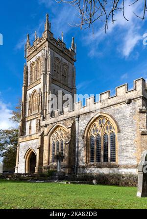 St Mary's Church, Huish Episcopi, Somerset, England, UK - grade I ...