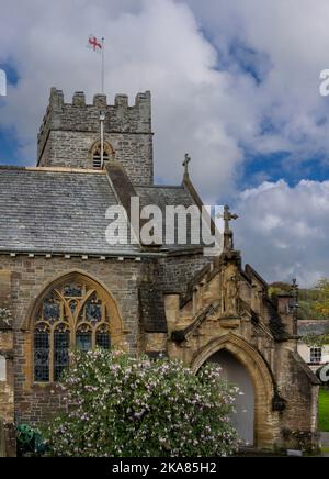Parish Church of St. Mary The Virgin, Lynton, North Devon, Devon, England, UK Stock Photo