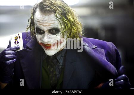 The Dark Knight  Batman  Heath Ledger Stock Photo