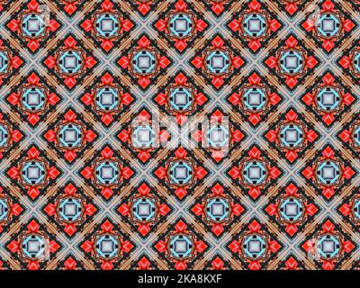A vibrant seamless patterned background for wallpapers Stock Photo