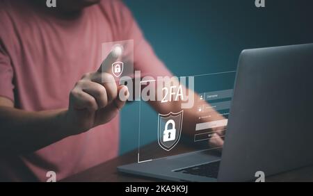 OTP verification code, One Time Password, temporary secure PIN-code from mobile phone SMS, Personal online cyberspace security privacy protection data Stock Photo
