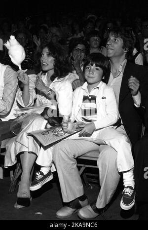 Henry Winkler with wife, Stacey Weitzman and stepson Jed Weitzman at Ringling Bros. and Barnum & Bailey Circus 1979.  Credit: Ralph Dominguez/MediaPunch Stock Photo