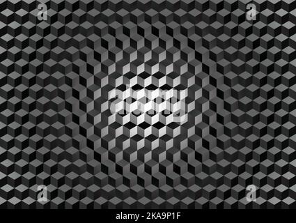 Abstract pattern from cubes Stock Vector