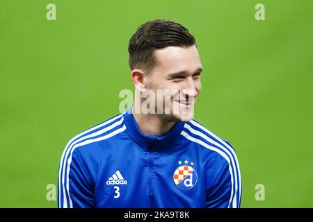Dinamo Zagreb's Daniel Stefulj during a training session at Stamford Bridge, London. Picture date: Tuesday November 1, 2022. Stock Photo