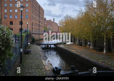 Rochdale Canal in Manchester Stock Photo