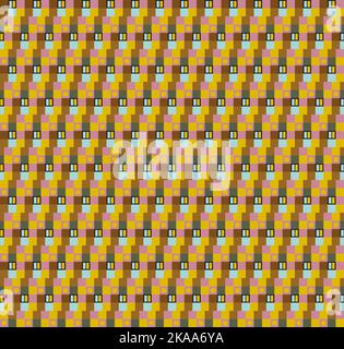 Abstract minimalist vector geometry, punchy forms and colors that demand attention, seamless Stock Vector