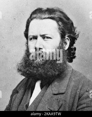 Henrik Johan Ibsen (1828 – 1906) Norwegian playwright and theatre director Stock Photo