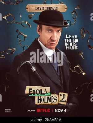 ENOLA HOLMES 2, US character poster, Millie Bobb…