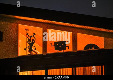 Halloween night Stock Photo