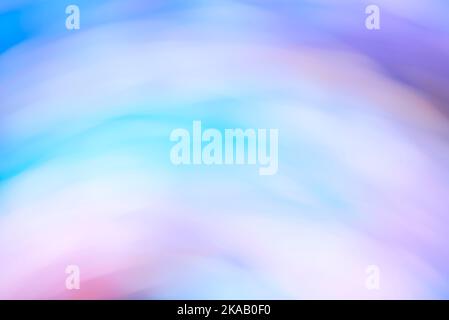 Abstract delicate pastel background in soft pale colors, dynamic bright design in lilac, pink and light blue. Trendy fantasy aesthetic. Stock Photo