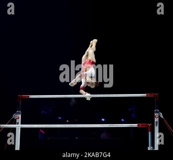 Luo Rui Liverpool, Britain. 1st Nov, 2022. Luo Rui of team China competes on ...