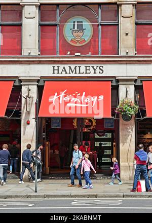 Hamleys Toy Shop, London, UK Stock Photo