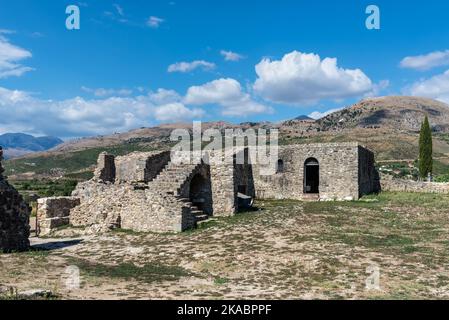 Fragment of the ruins of the Saint Nicholas Monastery In Mesopotam, a 11th century church that was built on the site of an earlier orthodox monastery Stock Photo