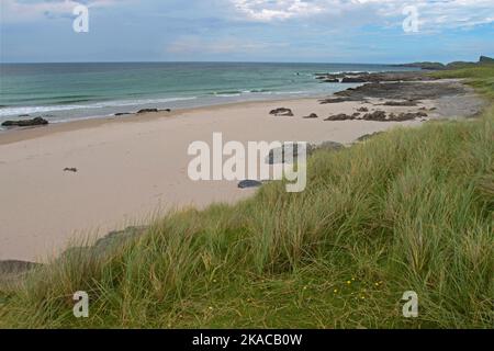 Saligo Bay Beach, Rinns of Islay, Islay, Hebrides, Inner Hebrides, Inner Isles, Scotland, United Kingdom, Great Britain Stock Photo